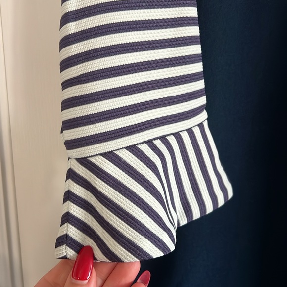 Bettie Page Blue and white Striped dress 4XL - Picture 5 of 9